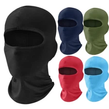 Summer Balaclava Men Women Cooling Ice Silk Face Mask Sun UV Protection Hood