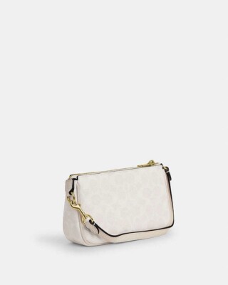 Coach Nolita 19 In Signature Canvas CW426 Gold White Chalk | eBay