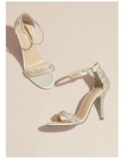 Ivory wedding dress size 18  and veil with the heels to match size 9