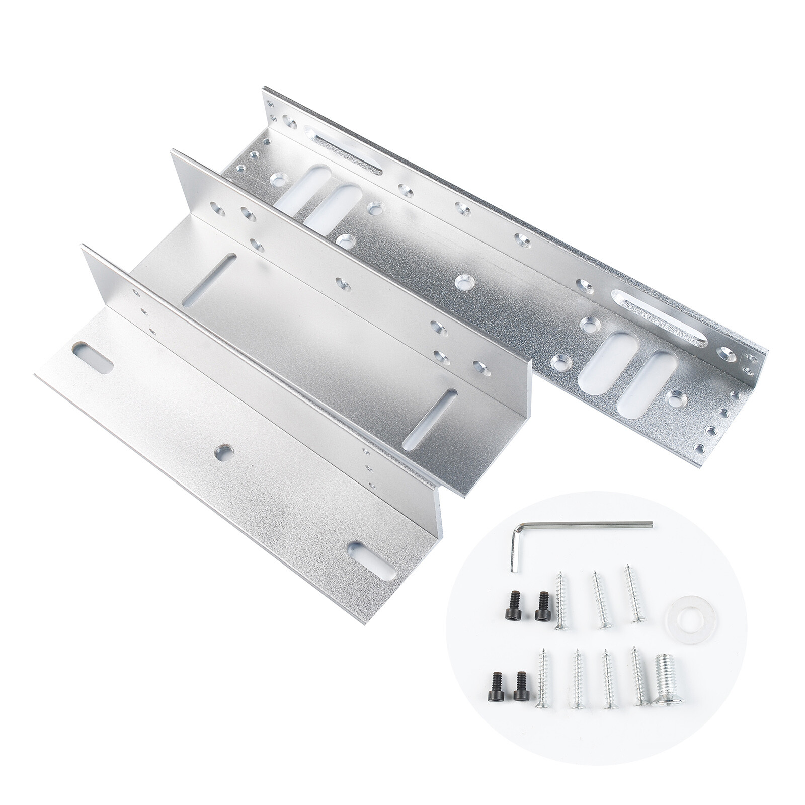 Heavy-Duty ZL Bracket for 280KG 600lbs Magnetic Lock Fast US Shipping