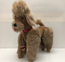 Mibra Spielwaren Hund Pudel Pl&uuml;schtier Kuscheltier Vintage 40/50er Jahre