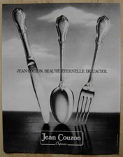 Publicité Papier - Ménagère De Couverts Jean Couzon De 1980