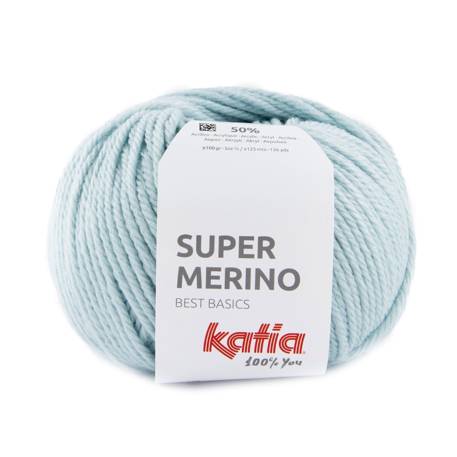 Super Merino by Katia - Celeste Dirty (44) - 100 g / approx. 125 m Wool