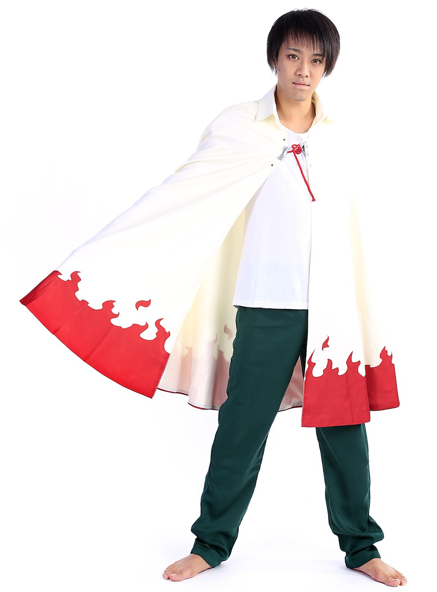 Halloween Cosplay Costume Shinobi Hidden Ninja Hokage Cloak V11 US
