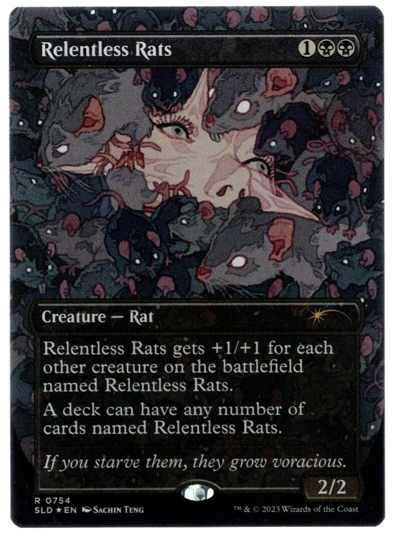 mtg cards like relentless rats Relentless Rats MTG Proxy Set 18 Cards | Rat Tribal Swarm Casual Commander EDH Deck