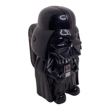 🍌 Star Wars LIGHT UP DARTH VADER RED FLASHLIGHT W/ HANDLE 5" Plastic Toy WORKS