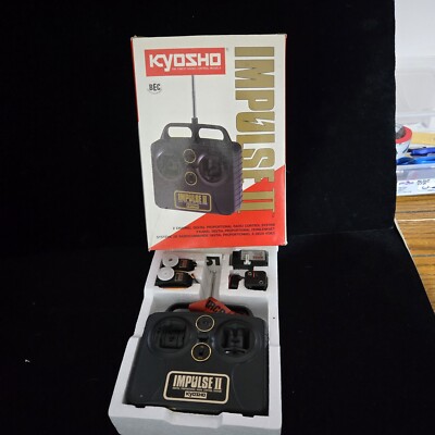 NEW Vintage KYOSHO RC IMPULSE II RADIO CONTROL SYSTEM 1988 HOBBICO AIRCRAFT IMP2
