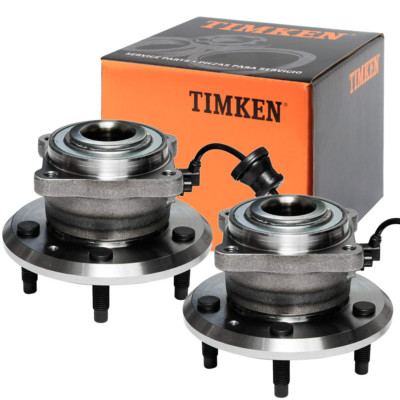 Rear TIMKEN Wheel Hub Assembly Pair For Pontiac Torrent Saturn Vue XL-7 w/ABS