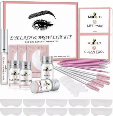 2 in 1 Augenbraue und Wimpern Laminierungsset, professioneller Lift für trendige vollere Braue