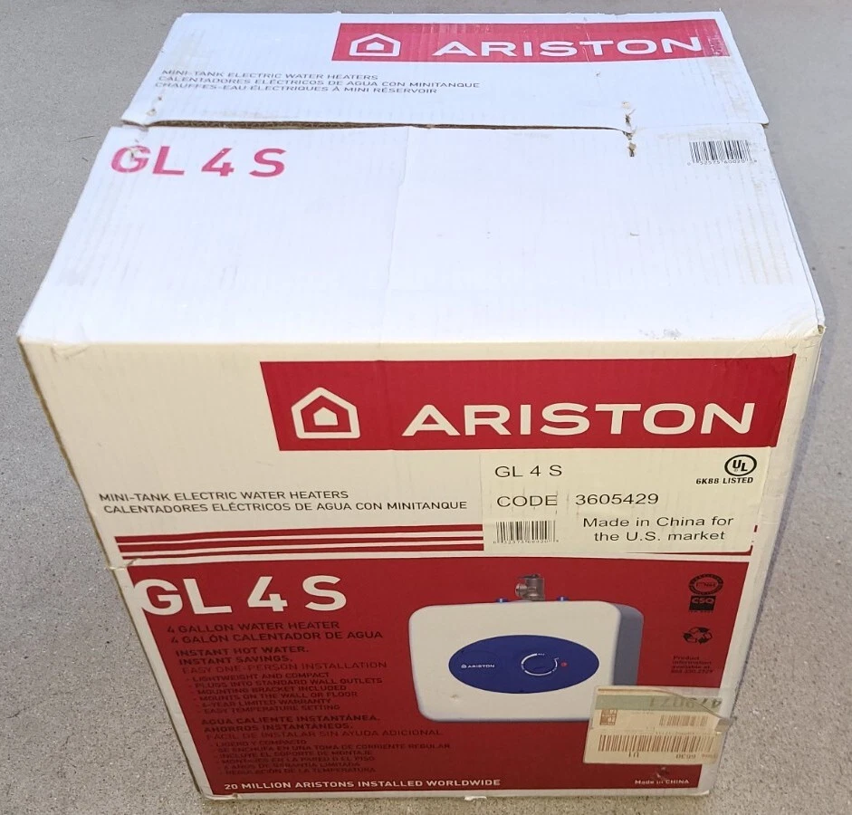 NEW Ariston Mini-Tank Electric Water Heater 2.5 Gallon | eBay