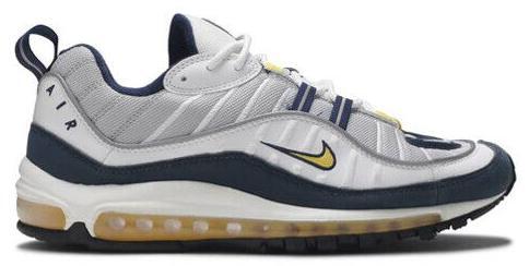 Nike Air Max 96 Mens Size 8 White Navy Yellow \'Goldenrod\' CZ1921-100 Nike Air Max 96 2 Goldenrod CZ1921-100 | eBay main image 3
