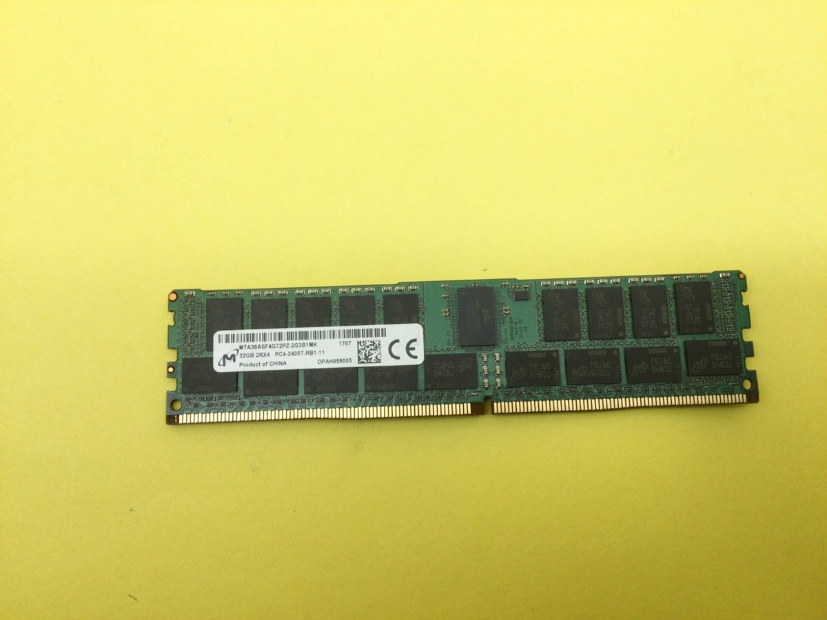 MTA36ASF4G72PZ-2G3B1 Micron 32GB (1x32GB) 2RX4 PC4-2400T DDR4