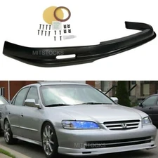 For 98-02 Honda Accord 4 Door ONLY Mugen Style Front Bumper Lip Spoiler Chin PU