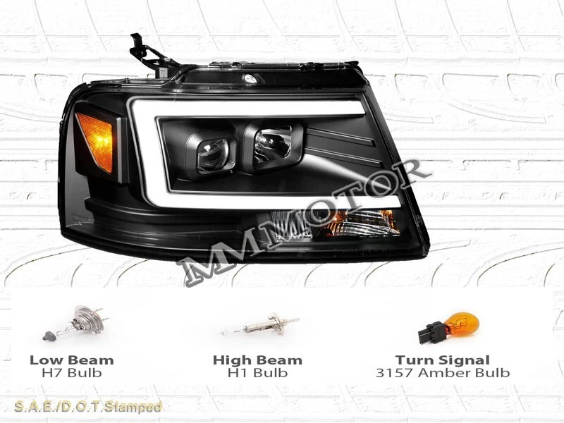 Faros proyectores LED 2004-2008 negros + luces traseras LED NEGRAS Foto 3 de 4
