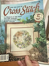 For the Love of Cross Stitch September 1992 Magazine w 14 cross stitch patterns