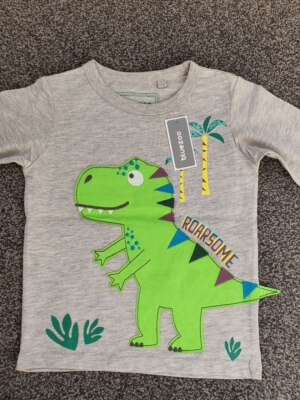 Debenham's BlueZoo boy's long sleeve Dinosaur top 18-24mnth