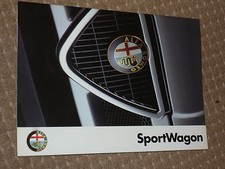 Classic Alfa Romeo SportWagon Car Brochure, 1993, English VGC. 