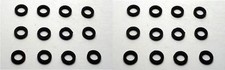 TYCO CURVE HUGGER EARLY CHASSIS 24 PR RUBBER FRONT TIRES. NEW