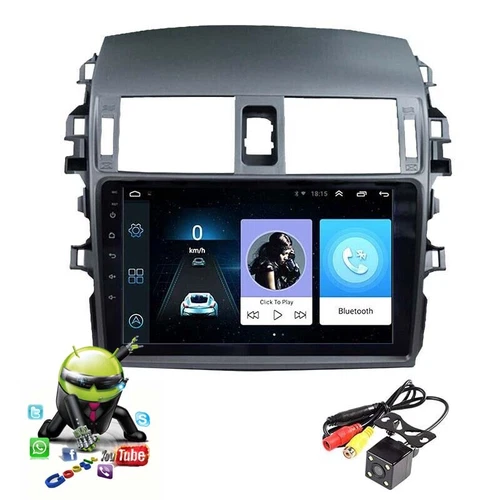 9"Android 2 Din for Toyota Car Radio Bluetooth Stereo WIFI GPS Multimedia Player