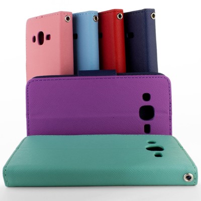 For Samsung Galaxy J2 15 Sm J0 Wallet Case Card Cash Stand Phone Cover Ebay