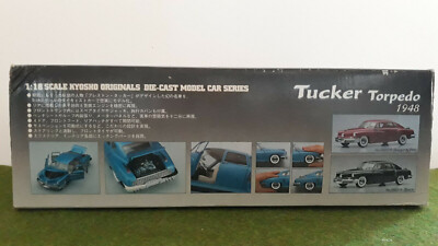 TUCKER TORPEDO 1948 bleu métal o 1/18 KYOSHO 08201B voiture miniature