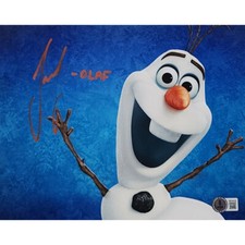 Josh Gad Autographed Photo #4 w/ "Olaf" (8x10)