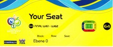 Ticket WM Finale Deutschland 9 Juli 2006 Berlin: Italien - Frankreich Spiel 64