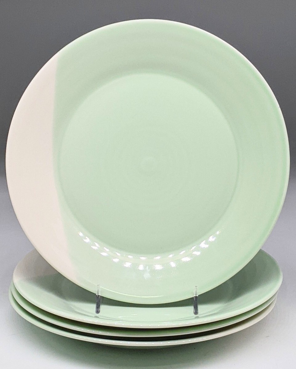 Royal Doulton London 1815 Salad Plate Green Cream 1/4