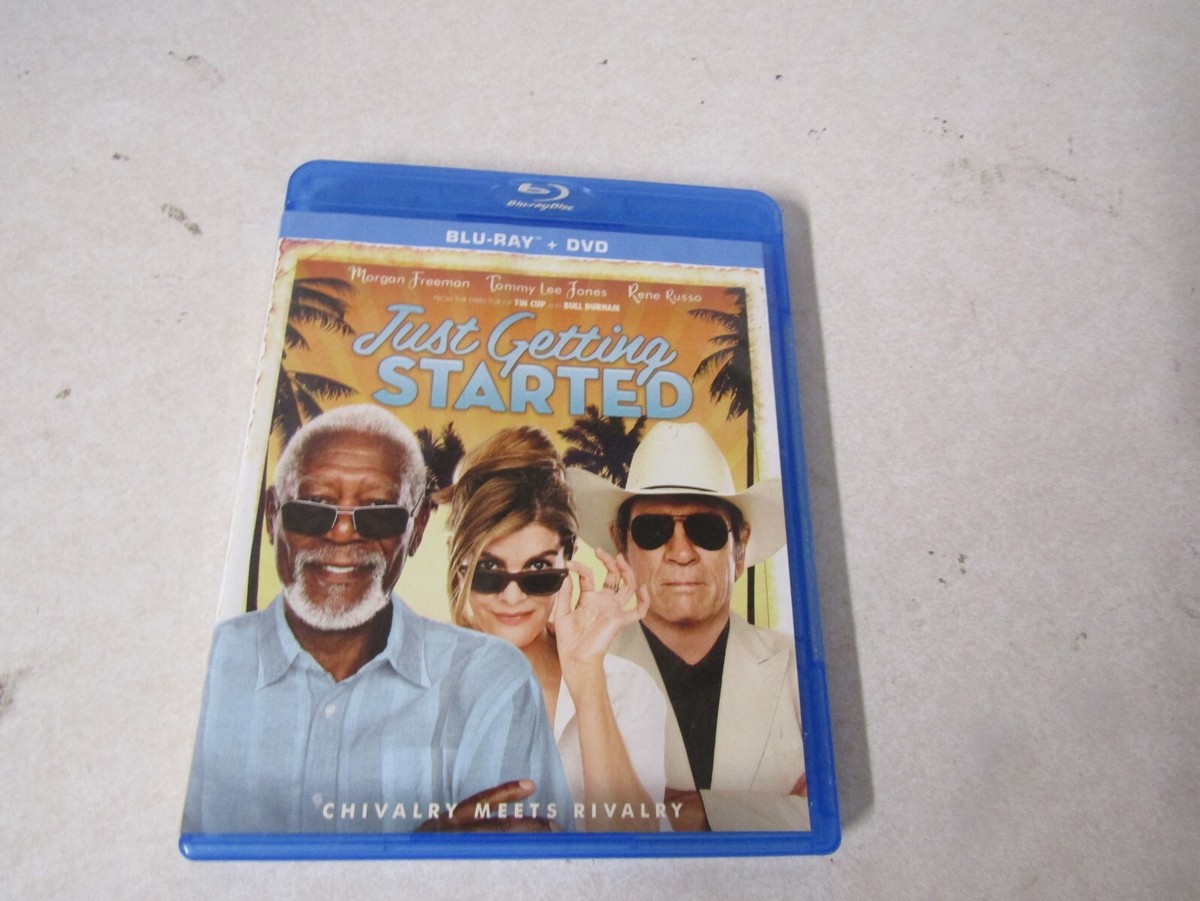 BLU RAY MOVIE DVD JUST GETTING STARTED MORGAN FREEMAN TOMMY LEE