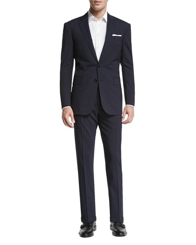 BLACK LABEL CRESTBRIDGE - Navy Mens Suit | eBay