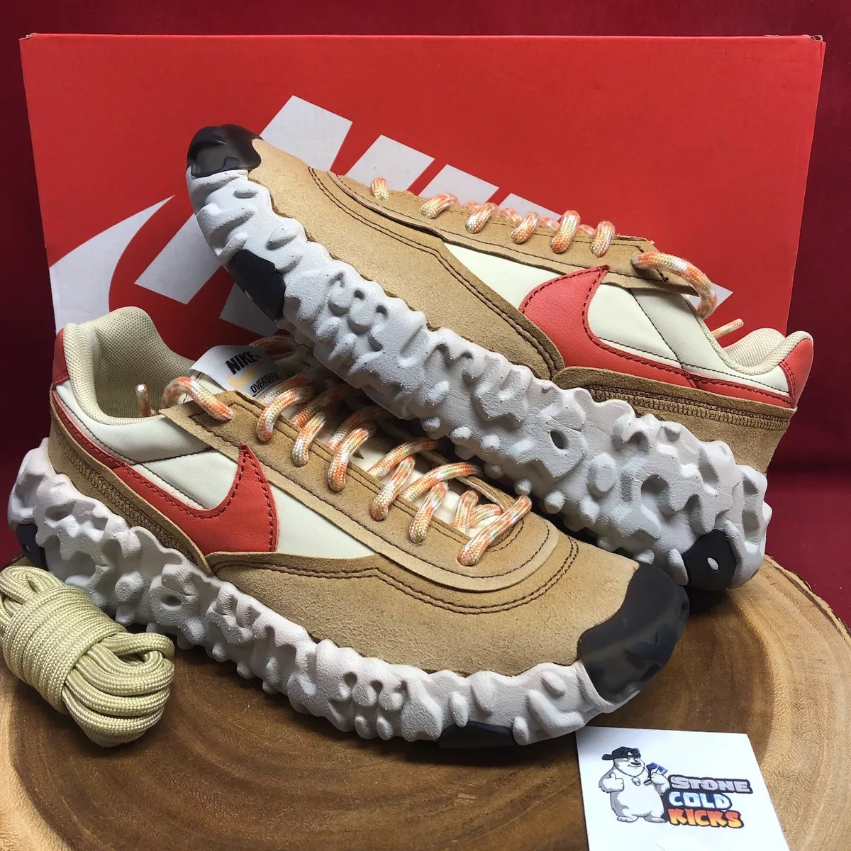Nike Overbreak SP Mars Yard Size 9 DA9784-700 Tan Red Grey