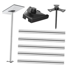 Starlink Gen 3 Pole Mount, Ground Pole Mount 5 Section Starlink Gen3 Pole Mount