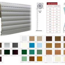 Tapparelle in alluminio coibentata