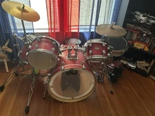 PDP by DW FS Series 5-piece drum kit in a red finish