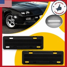2x Fit 1982-92 Camaro Chevy Pontiac Firebird Smoked Led Front Side Marker Lights 2x Fit 1982-92 Camaro Chevy Pontiac Firebird Smoked Led Front Side Marker Lights