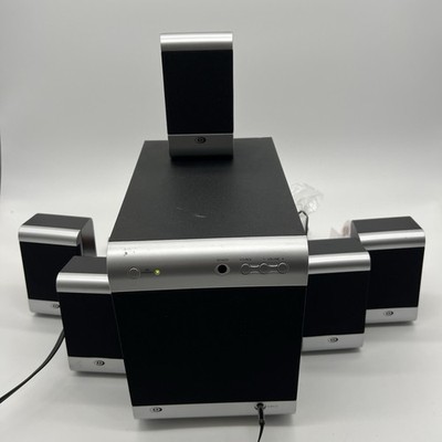 Durabrand HT-3917 Home Theater System w/Subwoofer, 5 Speakers ~TESTED-no Remote