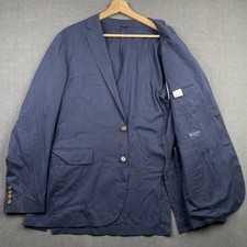 J.Crew Blazer Men 40R Navy Somelos Stretch Cotton Unstructured Ludlow Sport Coat