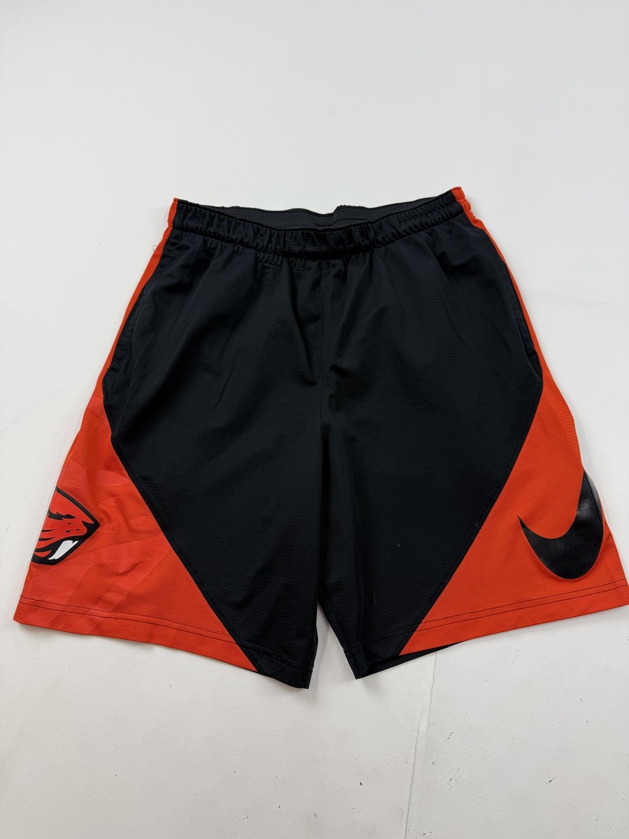 Oregon State Beavers Shorts Mens Large Black Orange NCAA