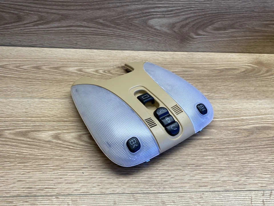 MERCEDES BENZ W215 CL55 CL500 CONSOLA SUPERIOR LUZ TECHO CORREDIZO INTERRUPTOR OEM Foto 2 de 4