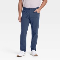 All In Motion Men's Big Slim Fit 5-Pocket Pants (Navy Blue)