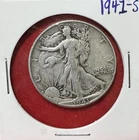 1941 S Walking Liberty Half Dollar US 90% Silver 50 Cent FACE U.S Coin