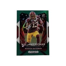 2021 Panini Prizm Draft Picks - All-American Rashod Bateman #196 Green Prizm