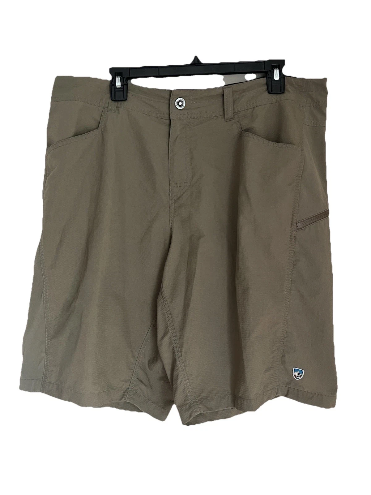 Kuhl Nylon Men's Mutiny River Shorts Size 38 Khaki Style 5048 Swimming Quick Dry