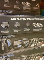 Callaway Edge 10 Piece Full Golf Set Steel BNIB Driver Wood Rescue Irons Putter 