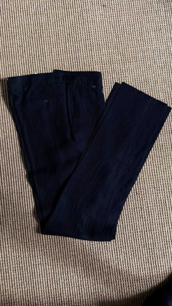 パンツ 90s Polo Ralph Lauren linen slacks Black Polo Ralph Lauren Black Linen Pants for Men for sale | eBay