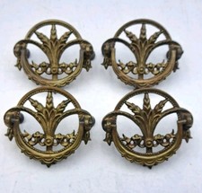 Antique Drop Handles Drawer Pull Door Dresser Handle Furniture Hardware Lot of 4