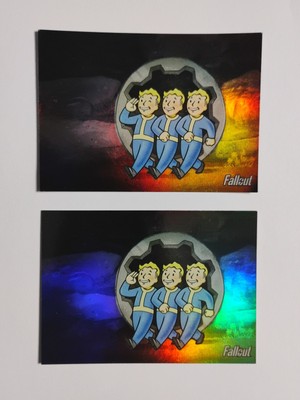 FALLOUT SERIES 1 - HOLOFOIL FALLOUT 76 VAULT BOYS - Trading Card RARE VHTF!!!