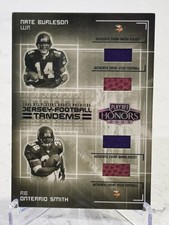 2003 NFL Jersey/Football Tandems Vikings Nate Burleson/Onterrio Smith /75