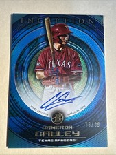 2022 Bowman Inception Cameron Cauley Auto Prospect Autographs /99 Rangers