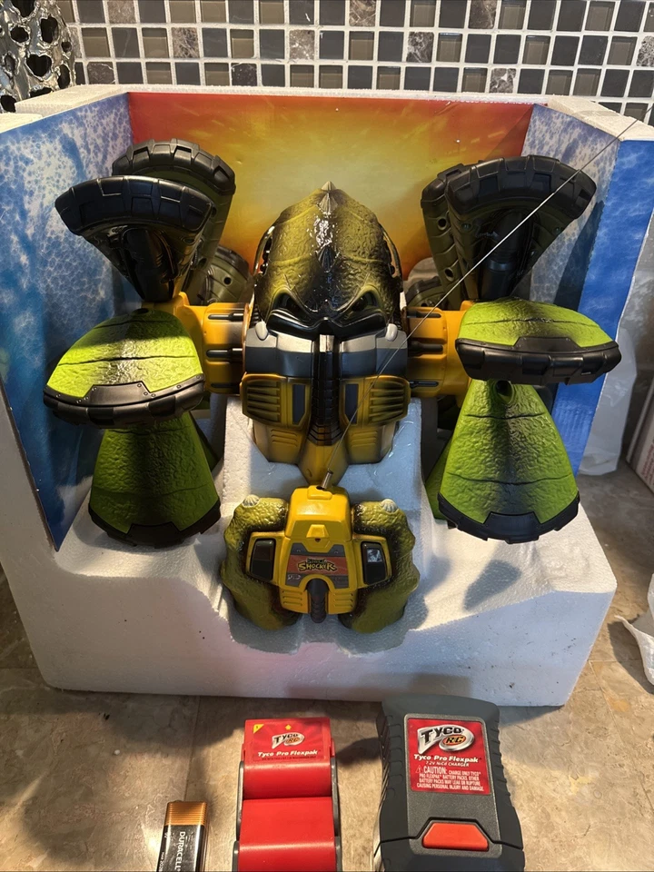 Mattel TYCO SHELL SHOCKER R/C Multi-Terrain Vehicle Vintage 2005 Tested Read - Image 3 of 4